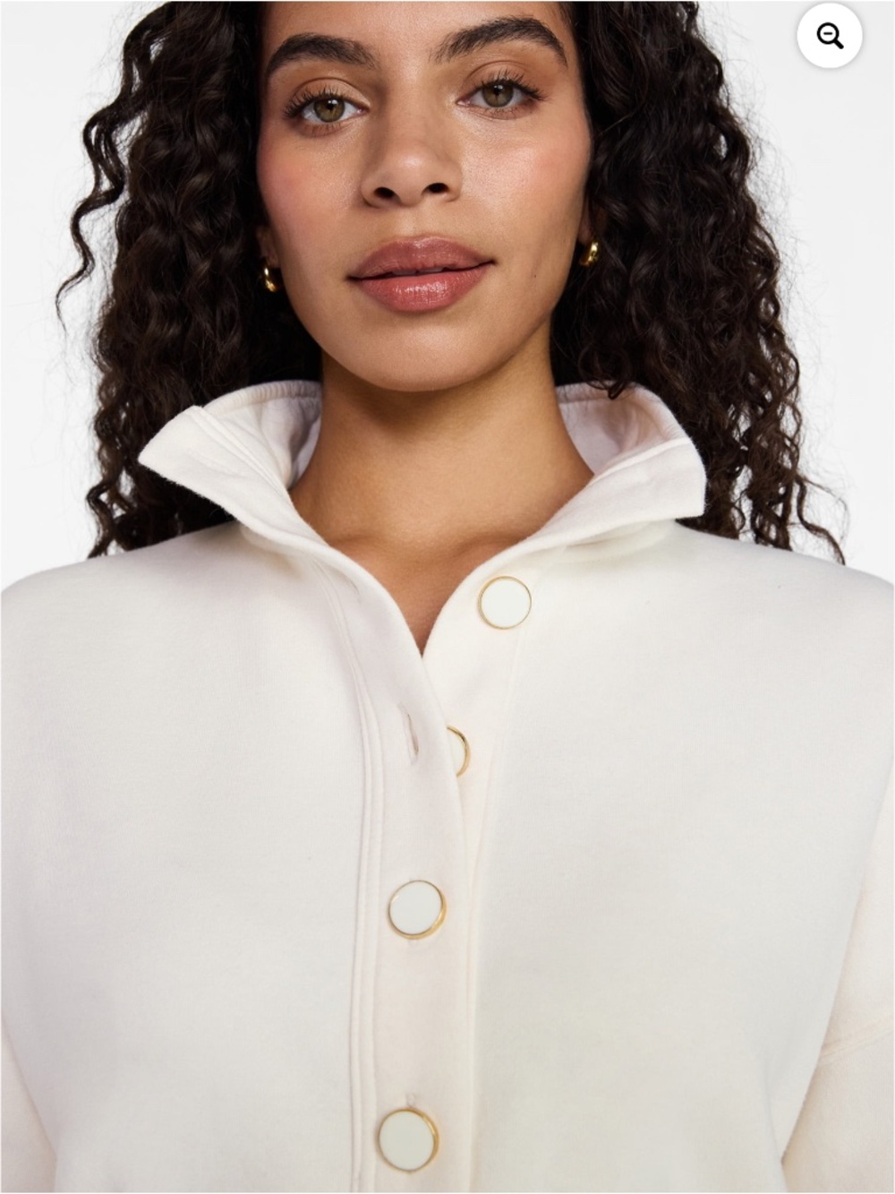 Time and Tru Women’s Mother of Pearl Quarter Button Fleece LS Top Size XXL NWT - Picture 5 of 8